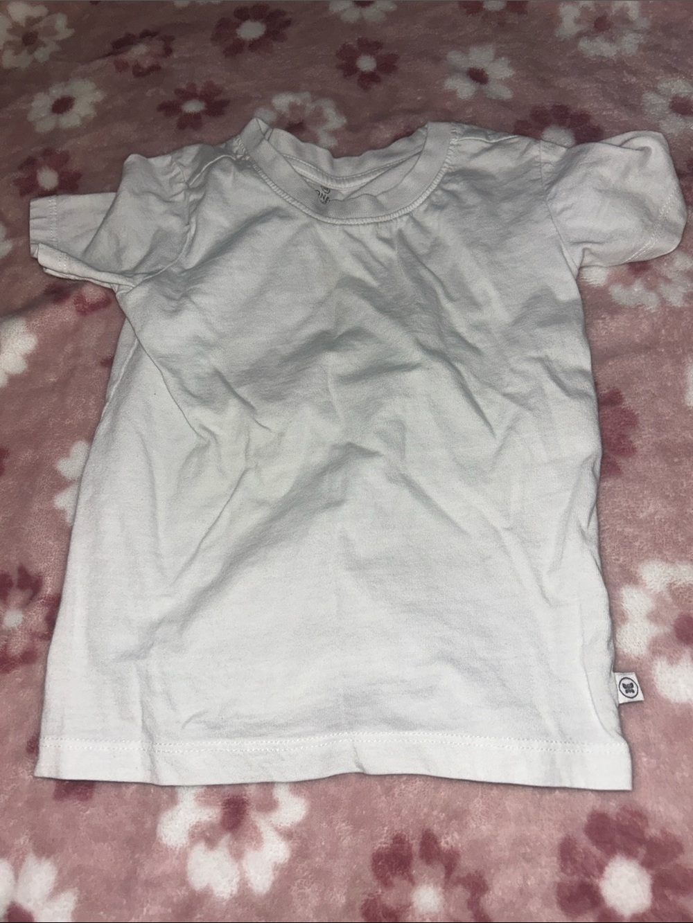 The Honest Company White Short-Sleeve Kids Tee